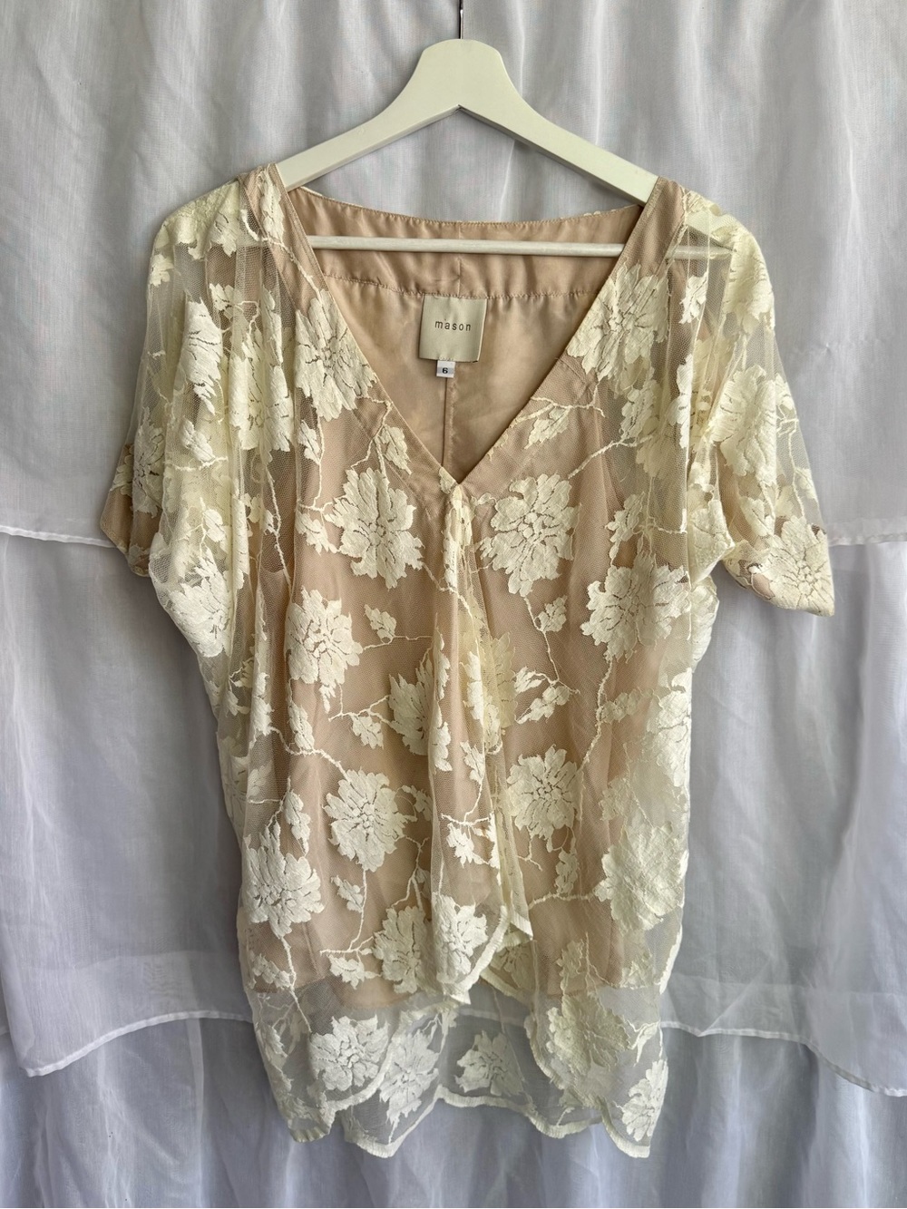 Mason Floral Lace Blouse